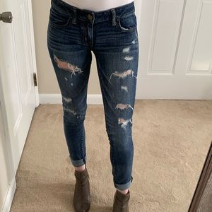 American Eagle Distressed Super Stretch Jegging